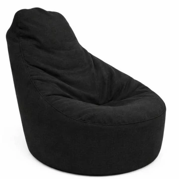 XL beltéri LazyKing babzsákfotel - fekete