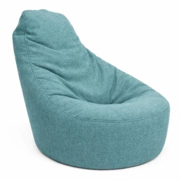 XL beltéri LazyKing babzsákfotel - zöldeskék