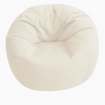 Fehér XL méretű babzsákfotel 