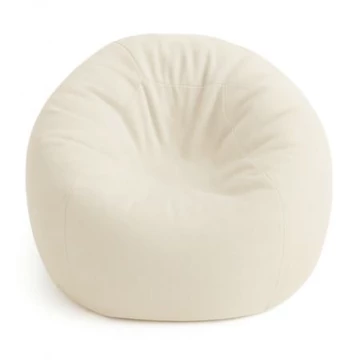 Lazy Manó babzsákfotel gyerekeknek – krém