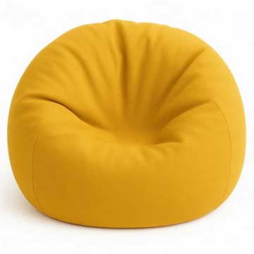 Lazy Manó babzsákfotel gyerekeknek – mustársárga