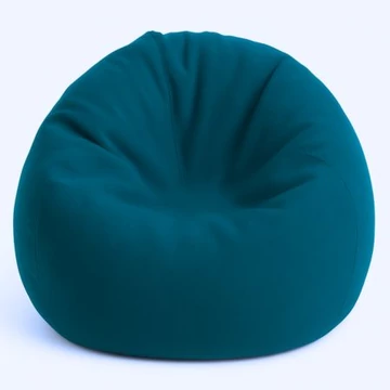 Lazy Manó gyerek babzsákfotel - pávakék