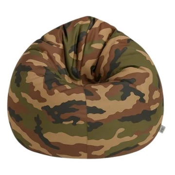 Lazy Manó babzsákfotel gyerekeknek – terepmintás