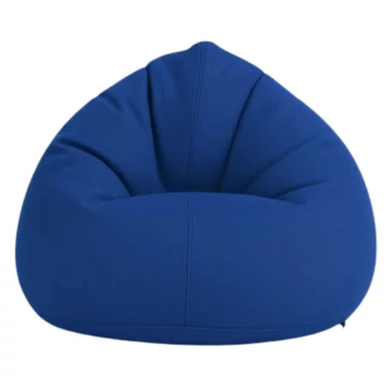 Kék kültéri babzsákfotel vízlepergető huzattal – LazyBag