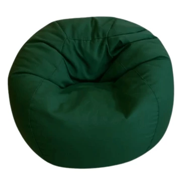 Sötétzöld beltéri babzsákfotel XL méretben, prémium EPS töltettel