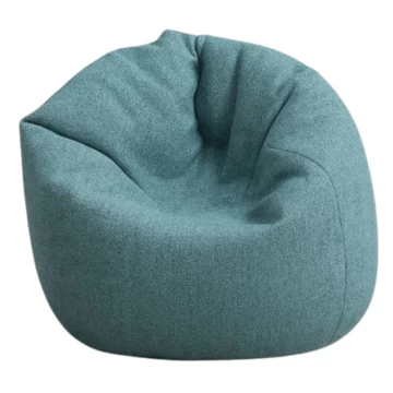 Zöldes kék beltéri babzsákfotel XL méretben, prémium EPS töltettel