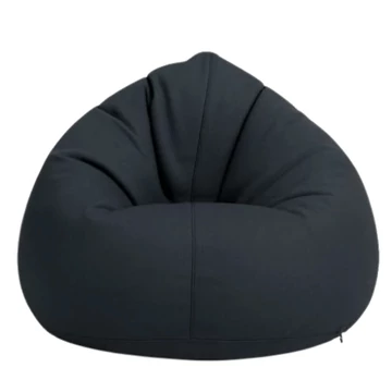 XL méretű kültéri babzsákfotel – fekete