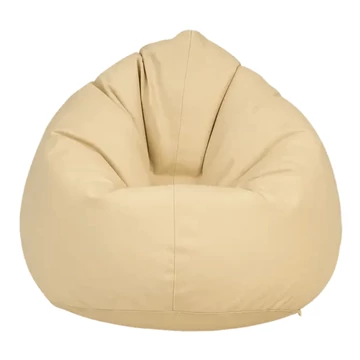 XL méretű kültéri babzsákfotel – krém