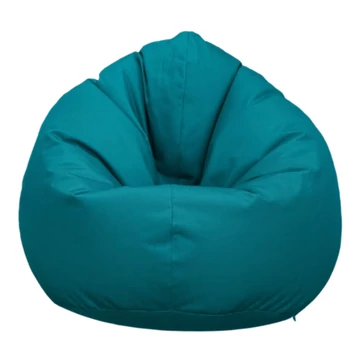 XL méretű kültéri babzsákfotel – pávakék