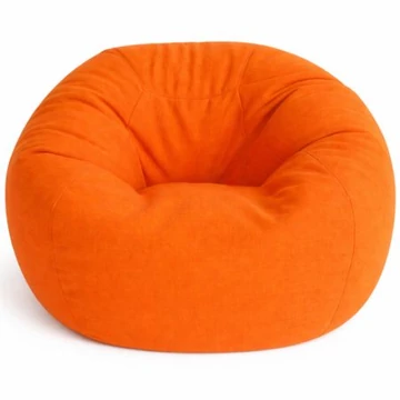 Narancs beltéri babzsákfotel XL méretben, prémium EPS töltettel