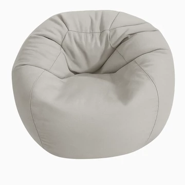 Szürke XL méretű babzsákfotel 