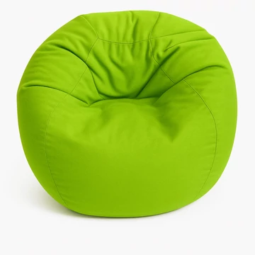 Világoszöld XL méretű babzsákfotel 