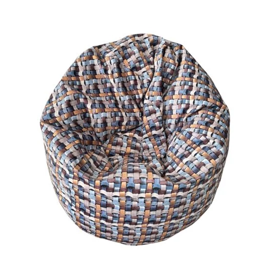 XL babzsákfotel (kosárfonott mintás) - nagy babzsákfotel felnőtteknek