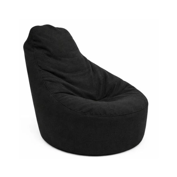 XL beltéri LazyKing babzsákfotel - fekete