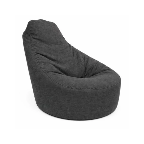 XL beltéri LazyKing babzsákfotel - sötétszürke