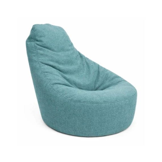 XL beltéri LazyKing babzsákfotel - zöldeskék