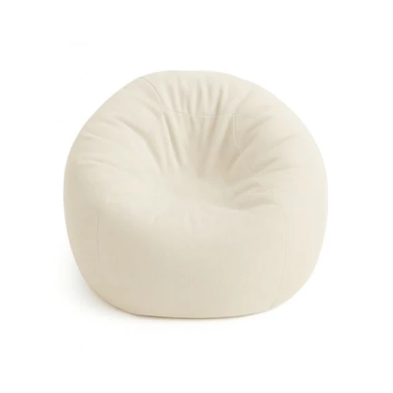Lazy Manó babzsákfotel gyerekeknek – krém