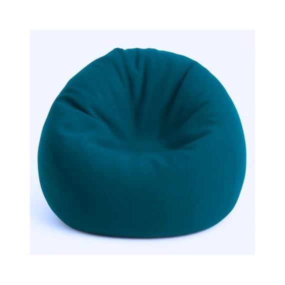 Lazy Manó gyerek babzsákfotel - pávakék