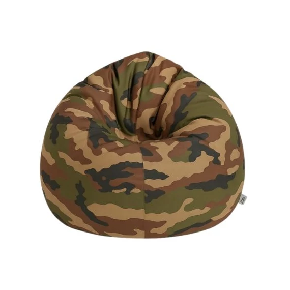 Lazy Manó babzsákfotel gyerekeknek – terepmintás