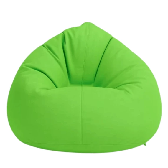 Világos zöld kültéri babzsákfotel vízlepergető huzattal – LazyBag