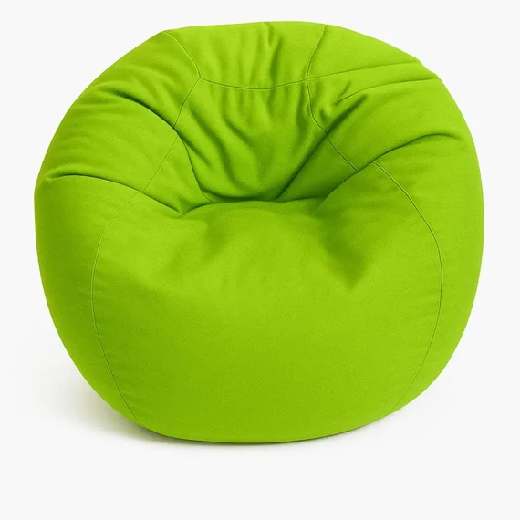 Neonzöld XL méretű babzsákfotel 