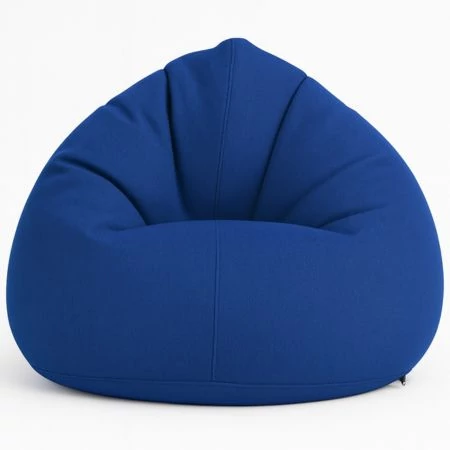 Kék XL méretű kültéri babzsákfotel 